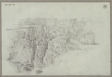 Vue de Tivoli sur la vallée de l