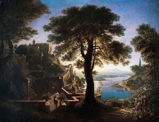 Château au bord de la rivière