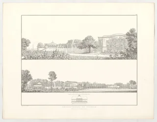 Charlottenhof près de Potsdam, feuille 111 de la série « Recueil de projets architecturaux »