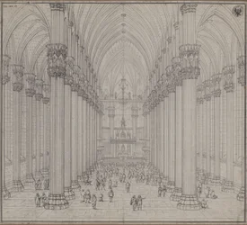 Vue intérieure du dôme de Milan