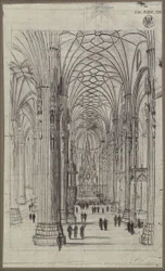 Vue intérieure de Saint-Étienne à Vienne