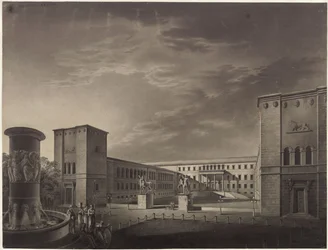 Köstritz. Château. Vue du côté de la cour