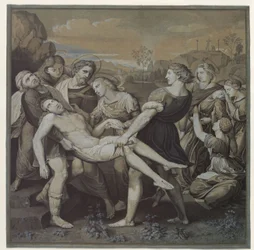 Copie de la « Mise au tombeau » de Raphaël