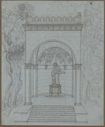 Mansfeld. Projet pour un monument à Luther