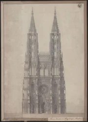 Strasbourg. Cathédrale. Projet pour l