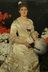 Allemand : Frau Hedwig Woworsky, geb. Heckmann Mme Hedwig Woworsky, née Heckmann