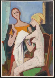 Aux toilettes