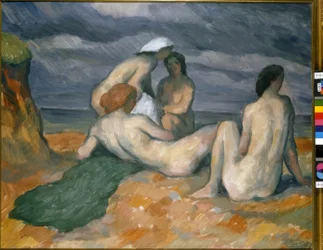 Femmes au bord de la mer