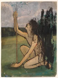 Garçon plantant