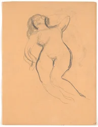 Modèle féminin allongé