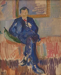 Portrait du peintre Karl Schou
