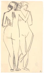 Deux modèles debout