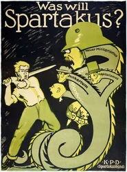 Révolution allemande 1918-1919 La Ligue Spartacus (Spartakusbund)