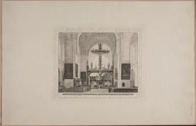 Danois : Intérieur de la cathédrale de Lübeck