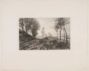 Paysage avec chemin