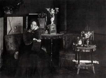 Vera Fyodorovna Komissarzhevskaya, actrice russe, vers 1900