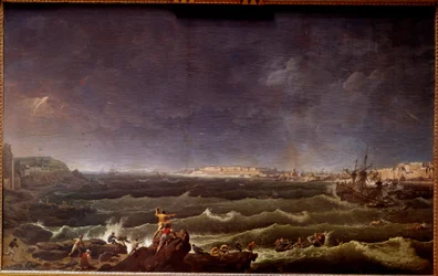 Tempête en rade de Saint-Malo