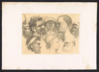 Huit figures (Esquisses et études d