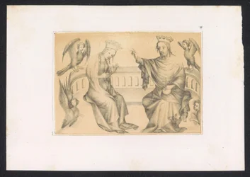 Couronnement de la Vierge. Projets et études d