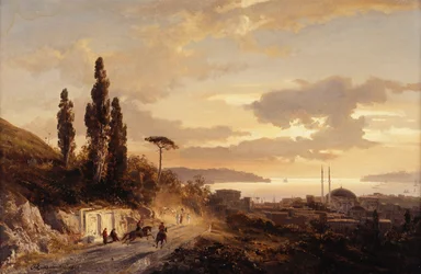 Vue de Constantinople et du Bosphore depuis le côté asiatique, 1864