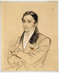 Portrait de Francesco Domenico Guerrazzi, écrivain italien