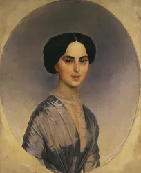 Portrait de Sophia Andreyevna Bobrinskaya, née Shuvalova, 1846