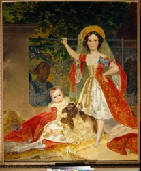Portraits des enfants du prince Volkonski