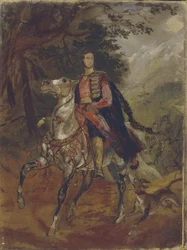Portrait du comte Anatole Nikolaïevitch Demidov, 1er prince de San Donato 1812-1870, vers 1831
