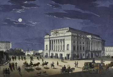 Le Théâtre Alexandrinsky à Saint-Pétersbourg, première moitié du 19ème siècle