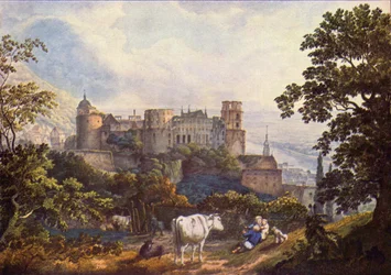 French : Le château de Heidelberg Heidelberg Castle