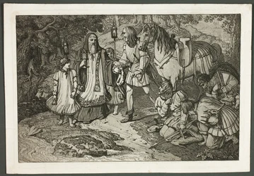 Rodolphe de Habsbourg et le prêtre