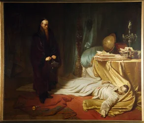 Baptiste Seni près du corps de Wallenstein
