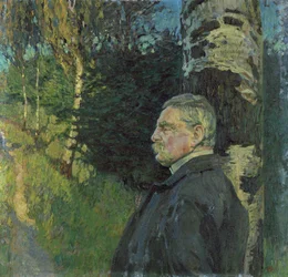 Portrait de Detlef von Liliencron (1844-1909) 1906