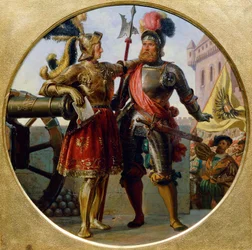 Empereur Maximilien I et Georg von Frunsberg, 1868
