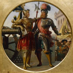Empereur Maximilien I et Georg von Frundsberg