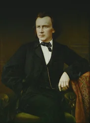 Johannes Brahms (huile sur toile)