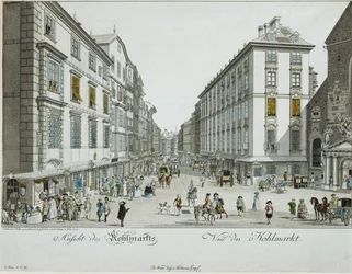 Le marché aux choux (engraving)