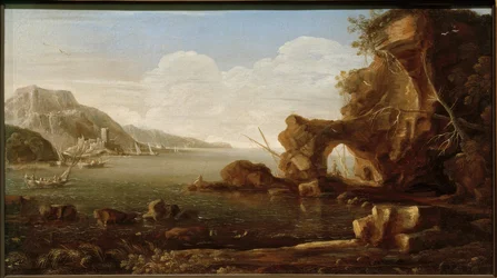 Scène côtière méditerranéenne