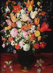 Nature morte de fleurs, années 1610