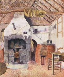 Dans le cottage des Chappells à Rolleston - La cuisine