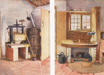 La pompe de cuisine et la vieille presse à fromage, Rolleston