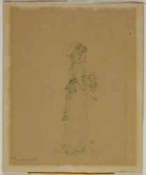 Fille avec chat