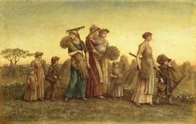 Glaneuses Rentrant à la Maison