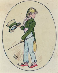 Illustration pour la Saint-Valentin, 1914