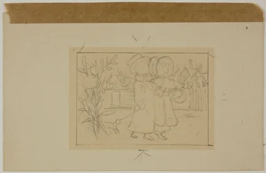 Deux personnages qui marchent
