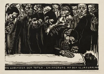 Feuille commémorative de Karl Liebknecht