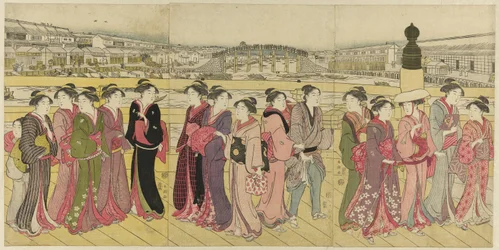 Traversée du pont Nihonbashi