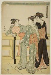 Lune, de la série "Neige, Lune et Fleurs du Monde Flottant (Ukiyo setsugekka)"