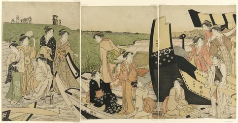 Bateaux de plaisance à un débarcadère