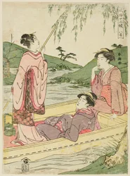 Le Huitième Mois (Hachigatsu), de la série "Coutumes populaires des douze mois (Fuzoku juni ko)"